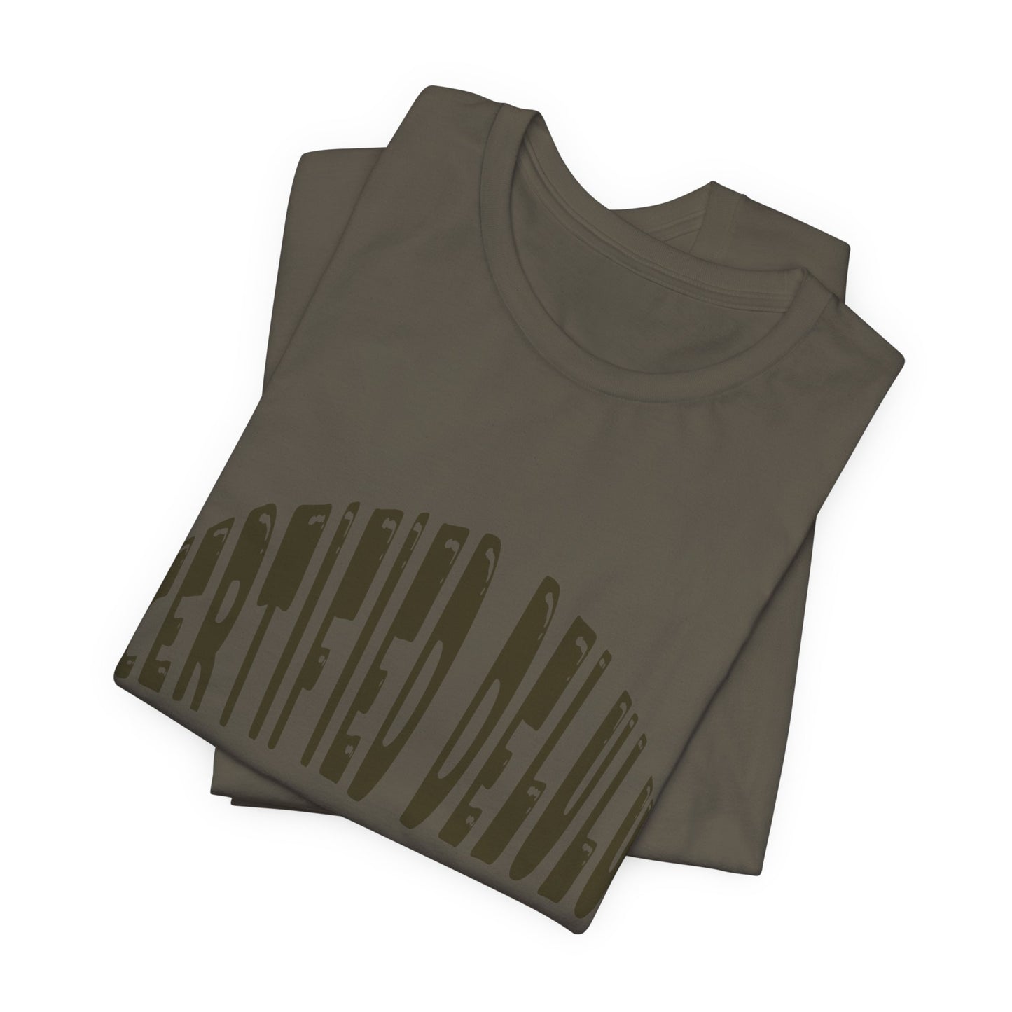 Certified Delulu Tee - Unisex Short Sleeve, Trendy Graphic Shirt for Everyday Wear, Perfect Gift for Friends, Summer Casual Wear