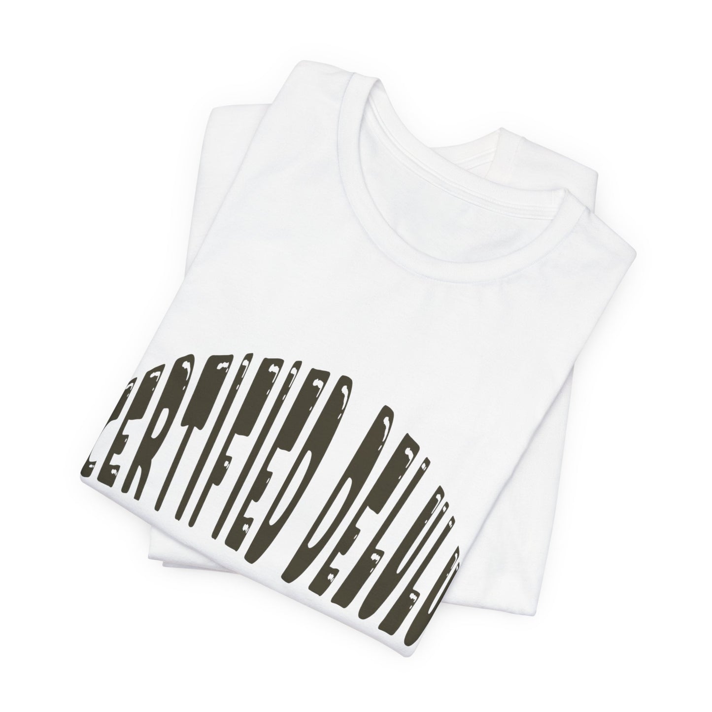 Certified Delulu Tee - Unisex Short Sleeve, Trendy Graphic Shirt for Everyday Wear, Perfect Gift for Friends, Summer Casual Wear