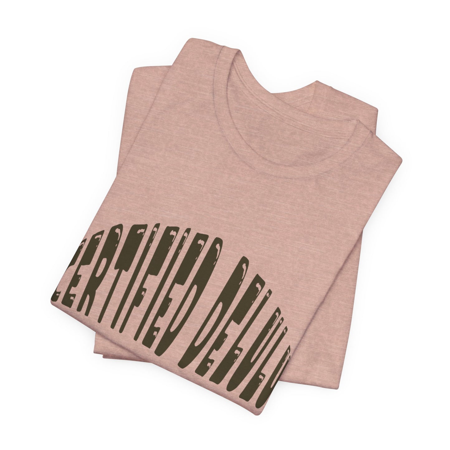 Certified Delulu Tee - Unisex Short Sleeve, Trendy Graphic Shirt for Everyday Wear, Perfect Gift for Friends, Summer Casual Wear
