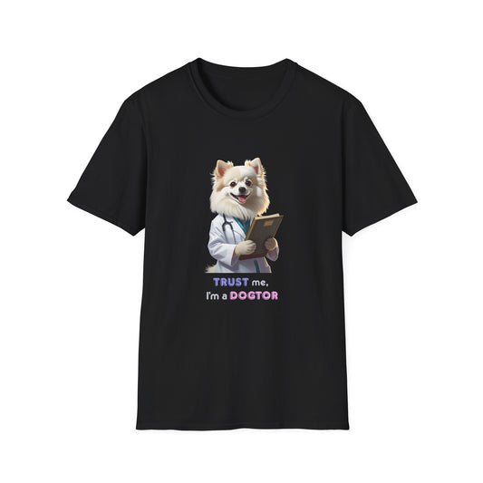 Trust Me I'm a Dogtor T-Shirt, Cute Animal Lover Tee, Funny Pet Owner Gift, Unisex Veterinary Humor Shirt, Perfect for Dog Lovers