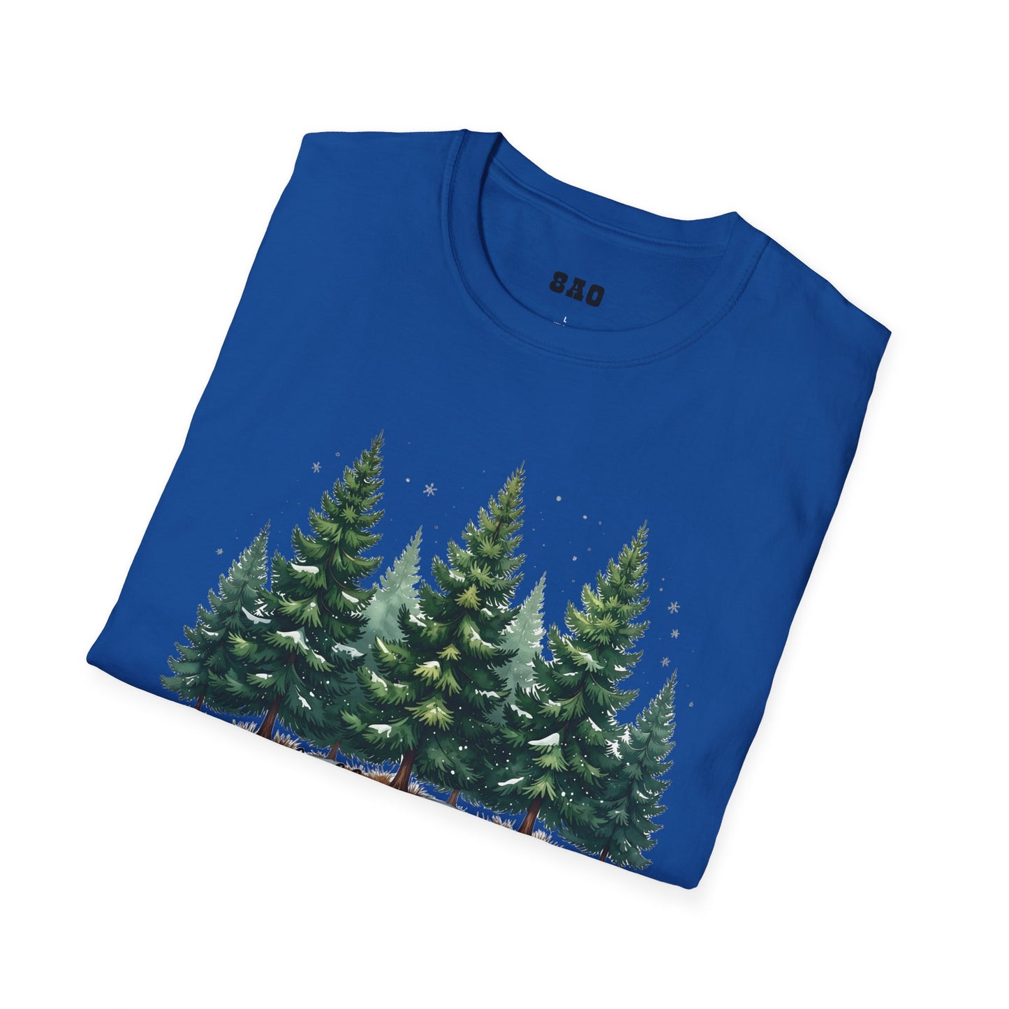 Winter Tree T-Shirt, Cozy Holiday Apparel, Cute Gift for Nature Lovers, Unisex Graphic Tee, Festive Winter Shirt