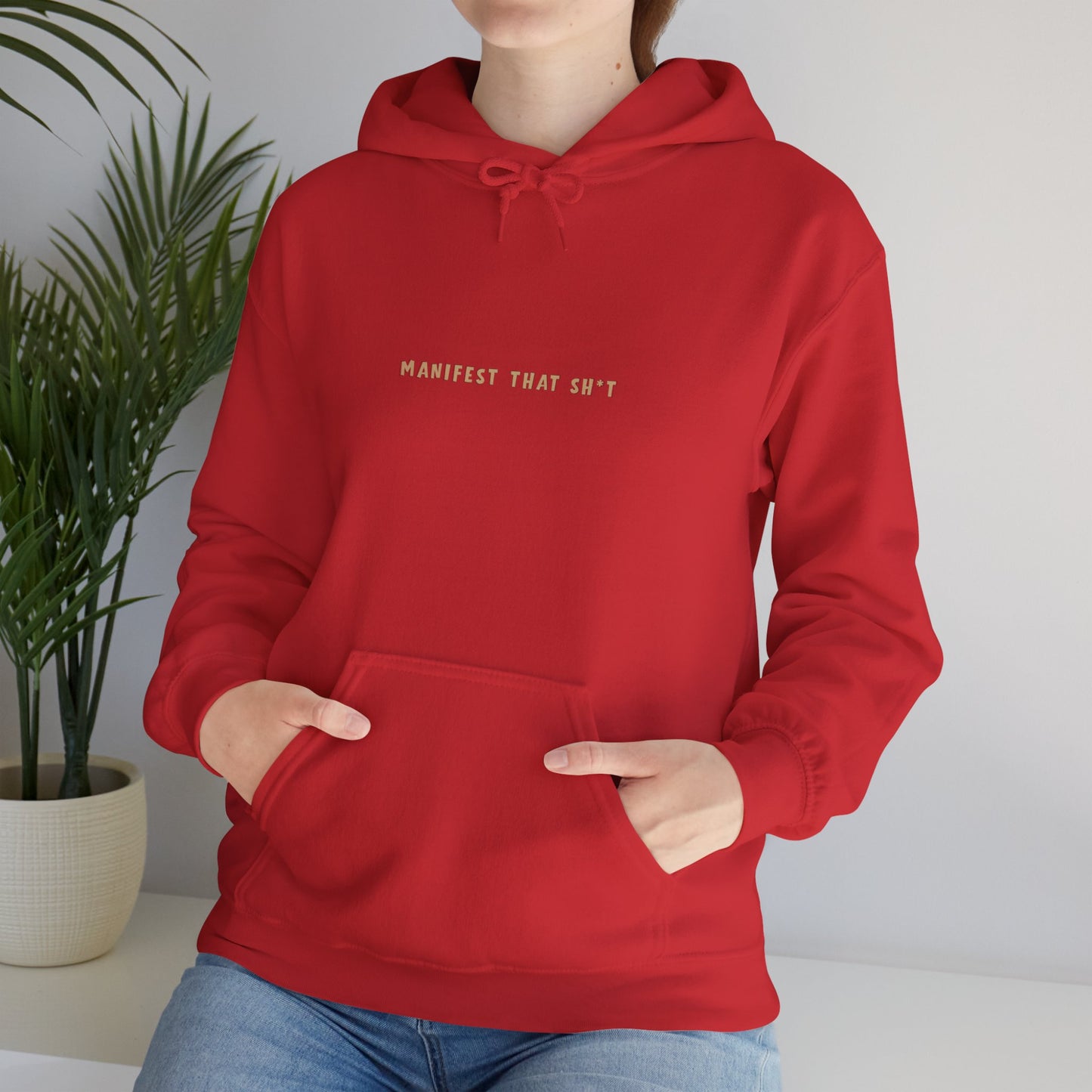 Manifest That Sweatshirt - Cozy Unisex Hoodie for Dreamers, Motivational Wear, Gift Idea for Her/Him, Inspirational Fashion
