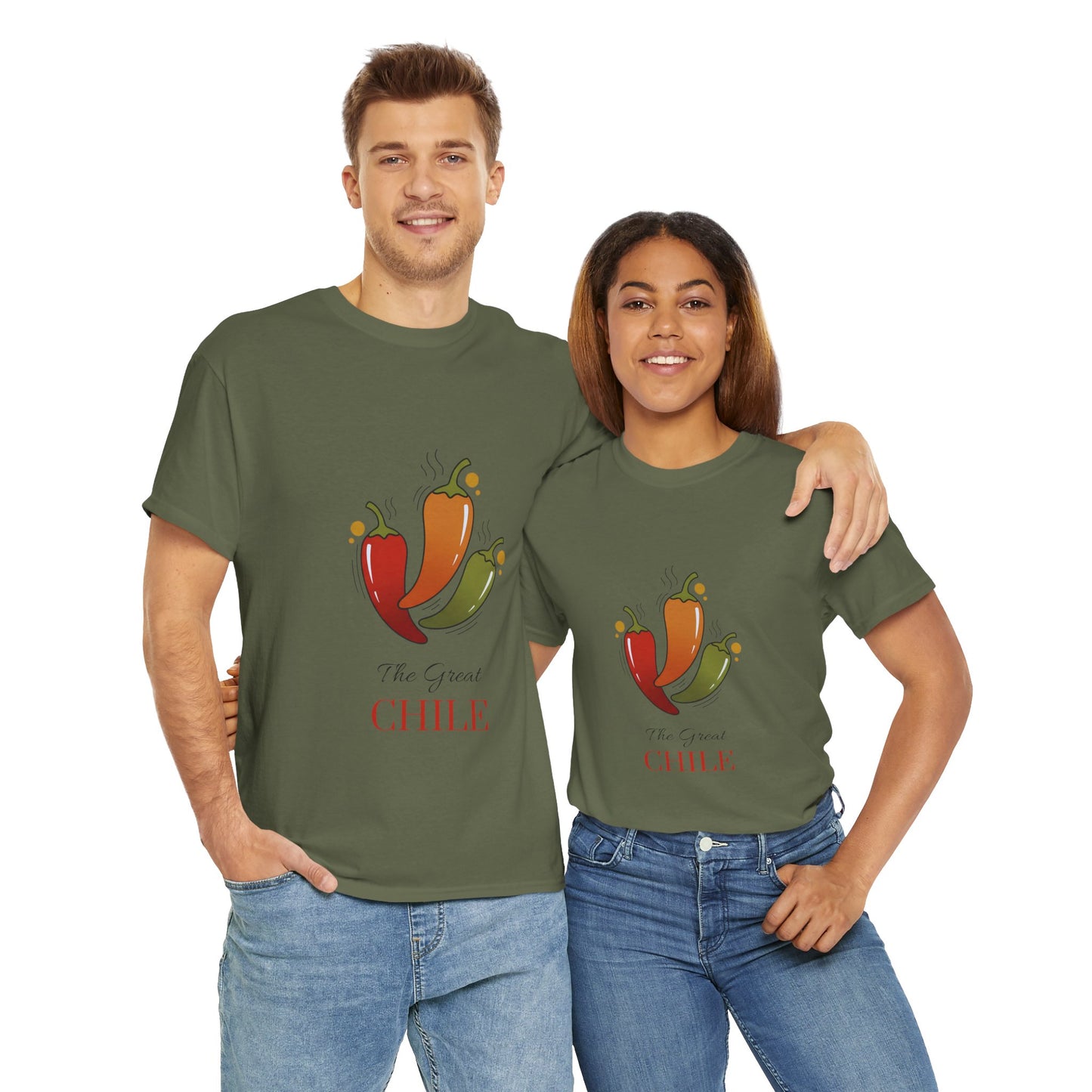 Spicy Chile Unisex Tee | Fun Foodie Gift, Casual Summer Wear, Kitchen Memorabilia, Vibrant Graphic Shirt, Unique Culinary Apparel