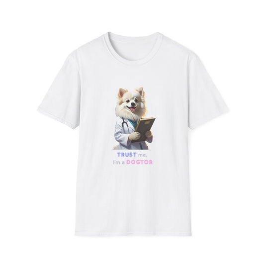 Trust Me I'm a Dogtor T-Shirt, Cute Animal Lover Tee, Funny Pet Owner Gift, Unisex Veterinary Humor Shirt, Perfect for Dog Lovers
