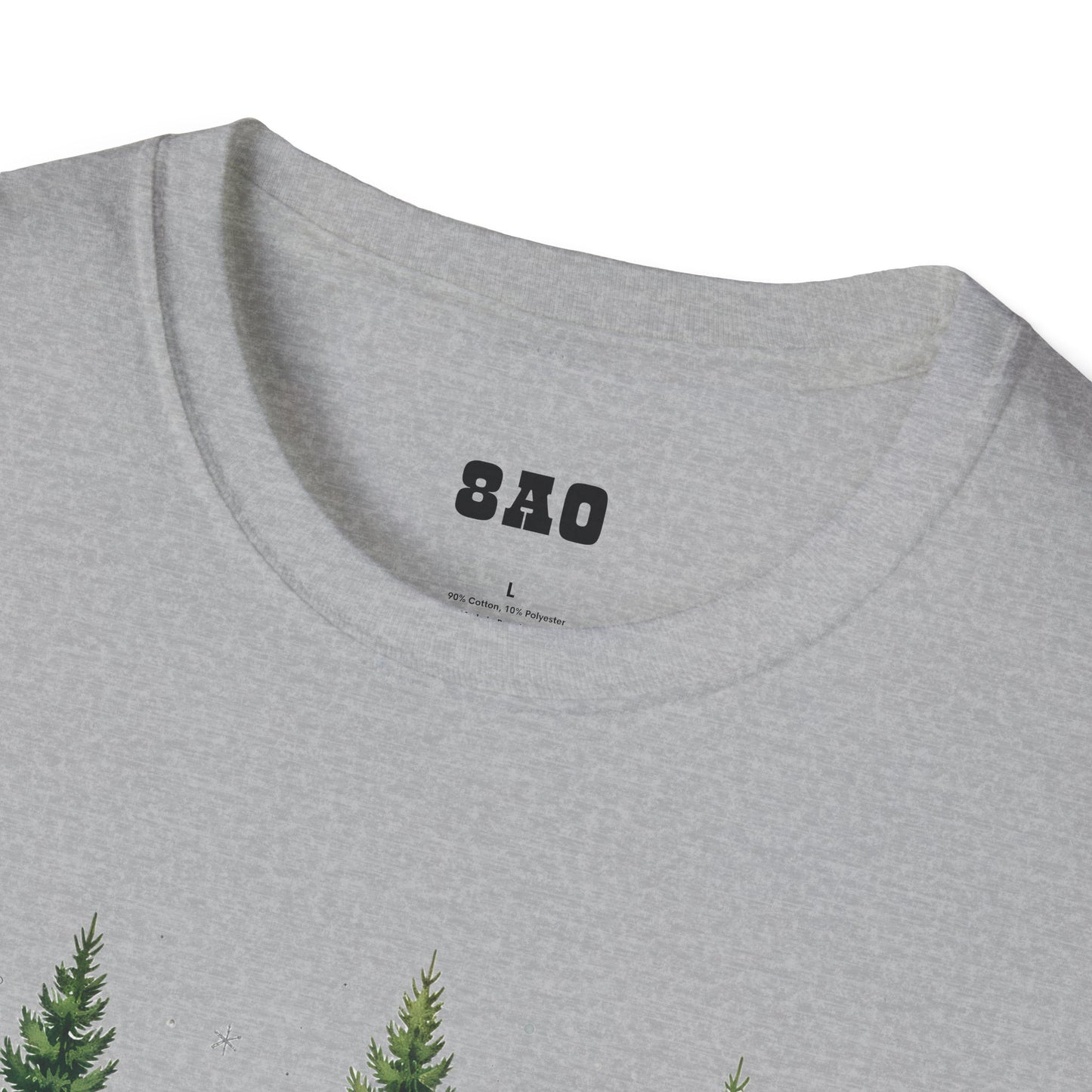 Winter Tree T-Shirt, Cozy Holiday Apparel, Cute Gift for Nature Lovers, Unisex Graphic Tee, Festive Winter Shirt