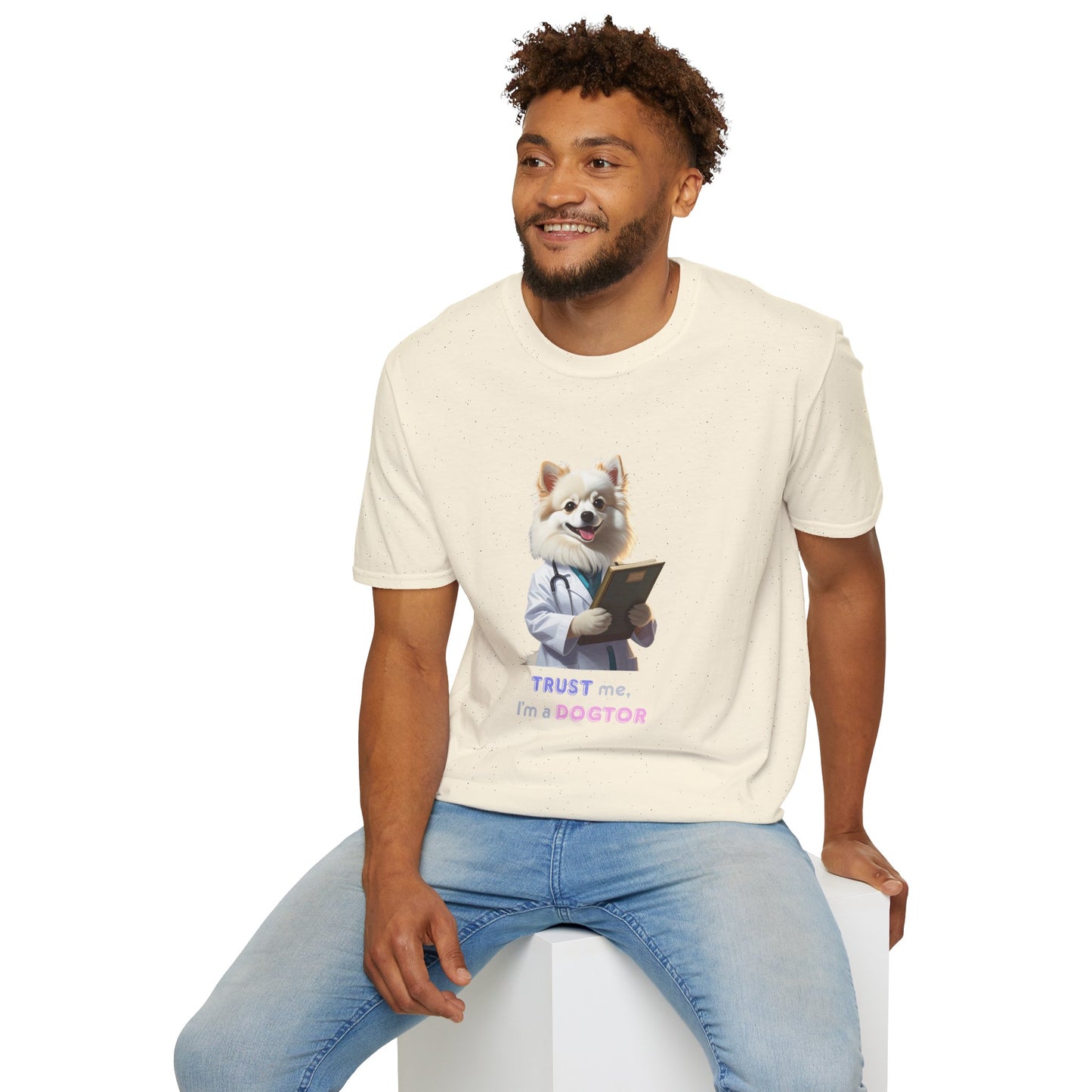 Trust Me I'm a Dogtor T-Shirt, Cute Animal Lover Tee, Funny Pet Owner Gift, Unisex Veterinary Humor Shirt, Perfect for Dog Lovers