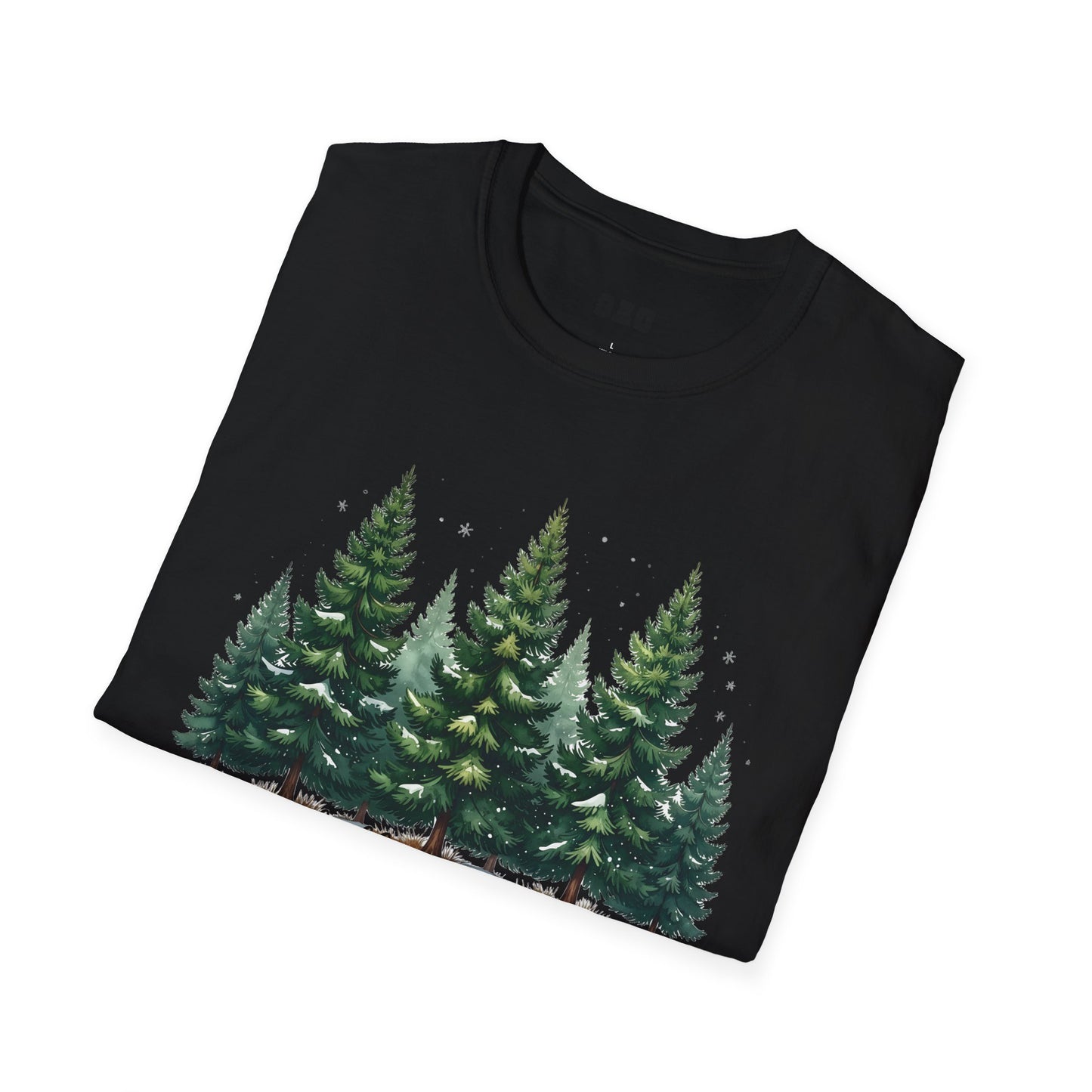 Winter Tree T-Shirt, Cozy Holiday Apparel, Cute Gift for Nature Lovers, Unisex Graphic Tee, Festive Winter Shirt