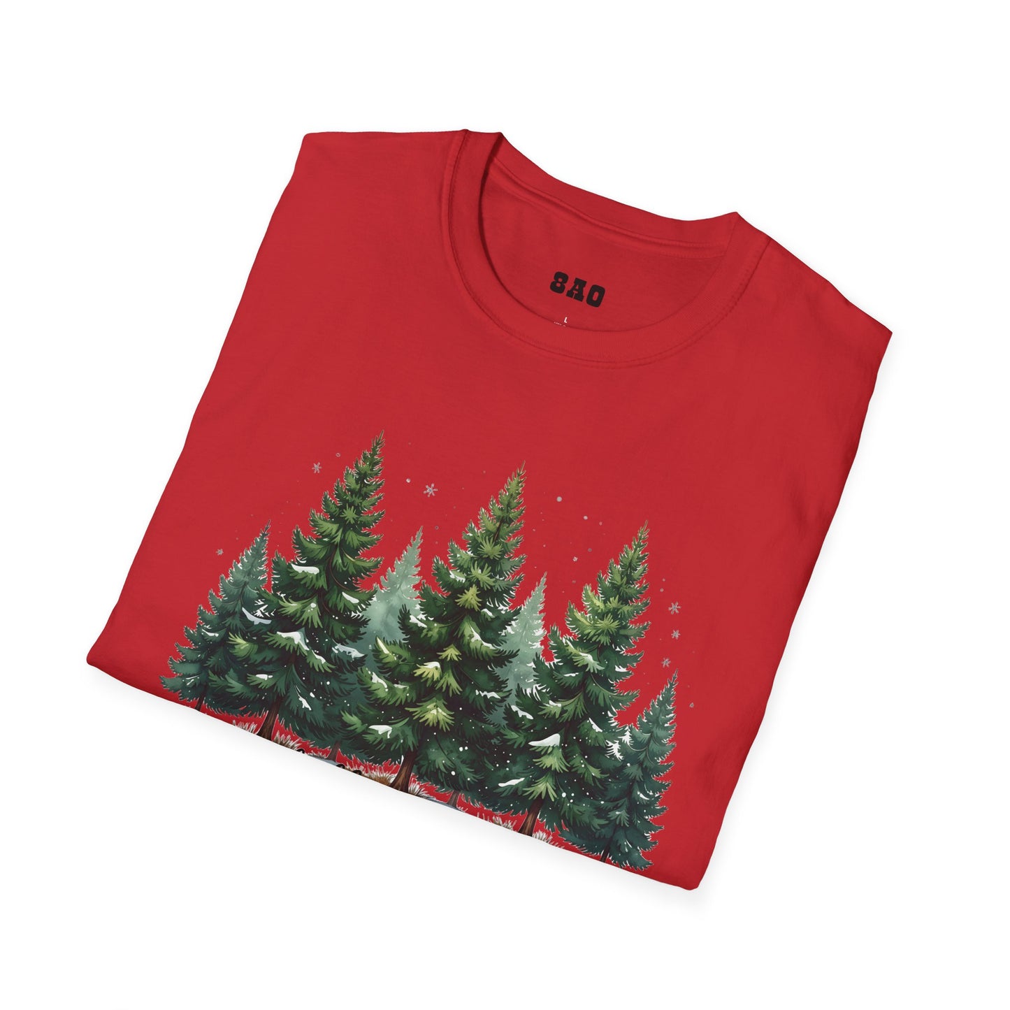 Winter Tree T-Shirt, Cozy Holiday Apparel, Cute Gift for Nature Lovers, Unisex Graphic Tee, Festive Winter Shirt