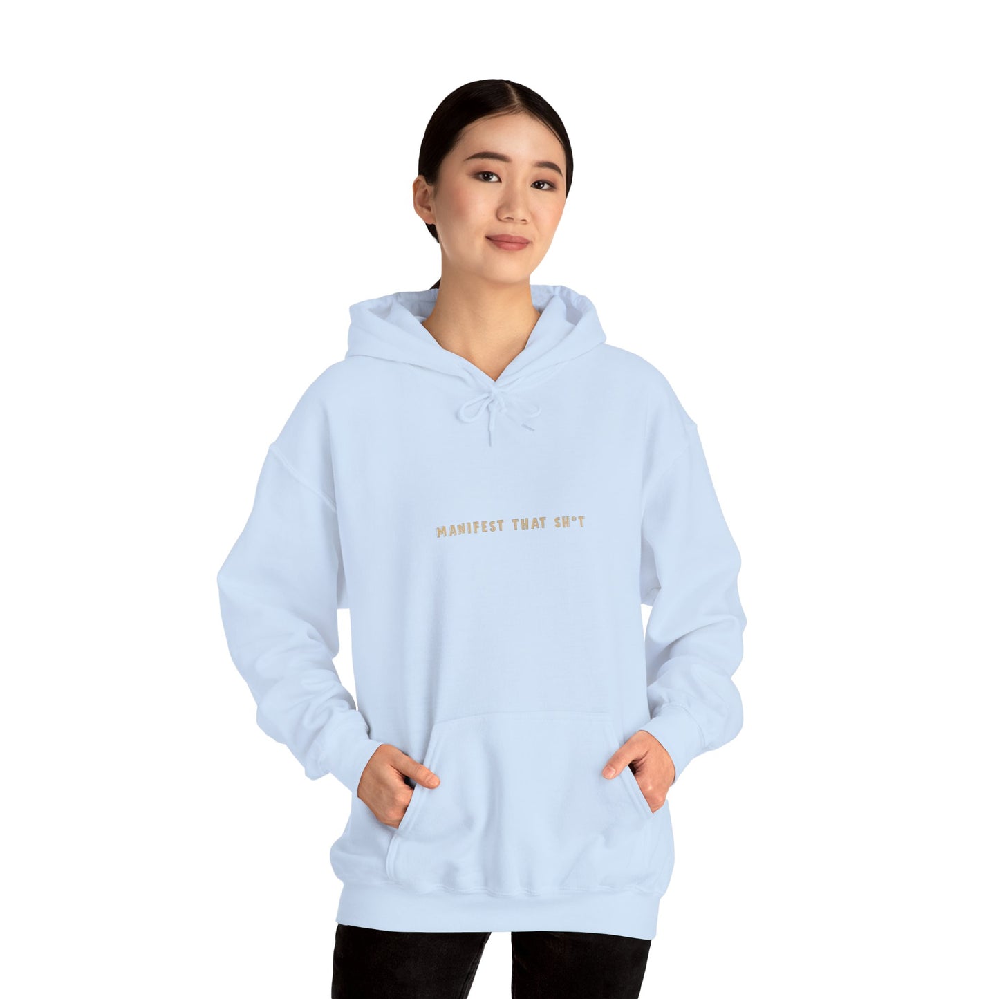 Manifest That Sweatshirt - Cozy Unisex Hoodie for Dreamers, Motivational Wear, Gift Idea for Her/Him, Inspirational Fashion