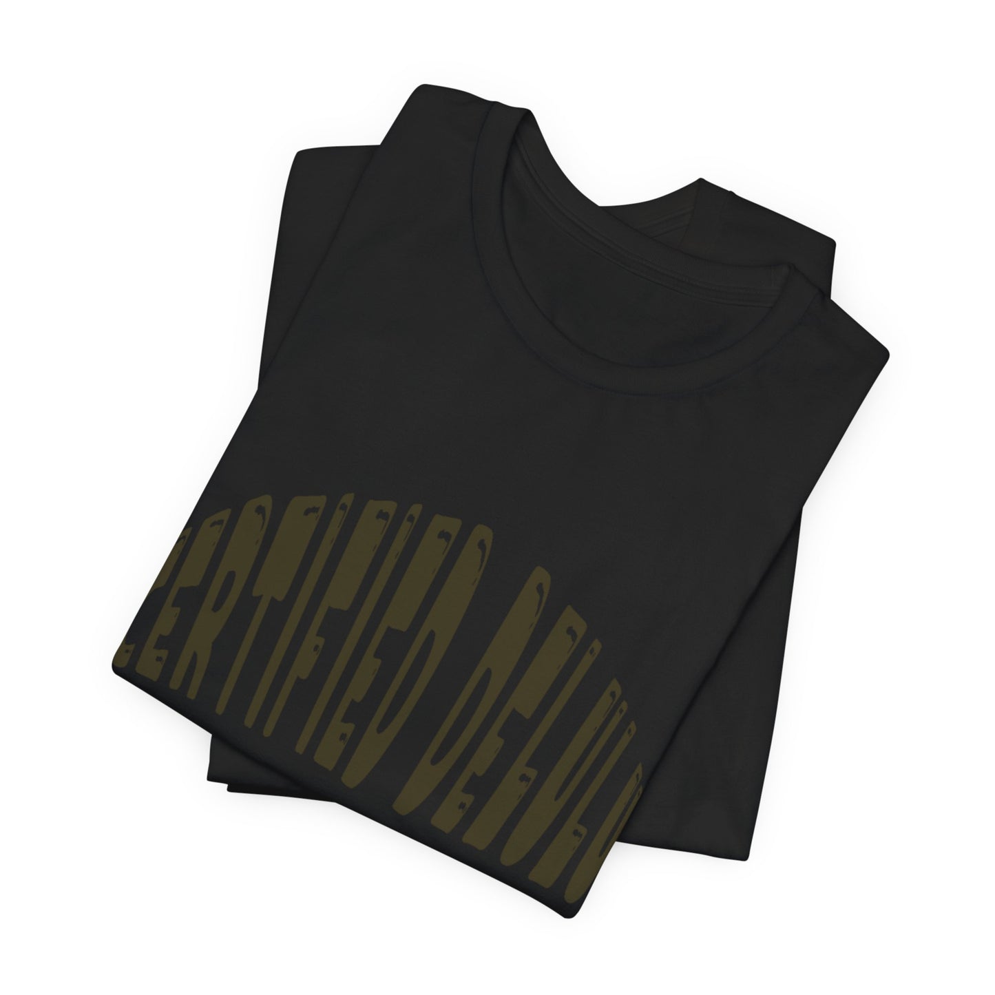 Certified Delulu Tee - Unisex Short Sleeve, Trendy Graphic Shirt for Everyday Wear, Perfect Gift for Friends, Summer Casual Wear