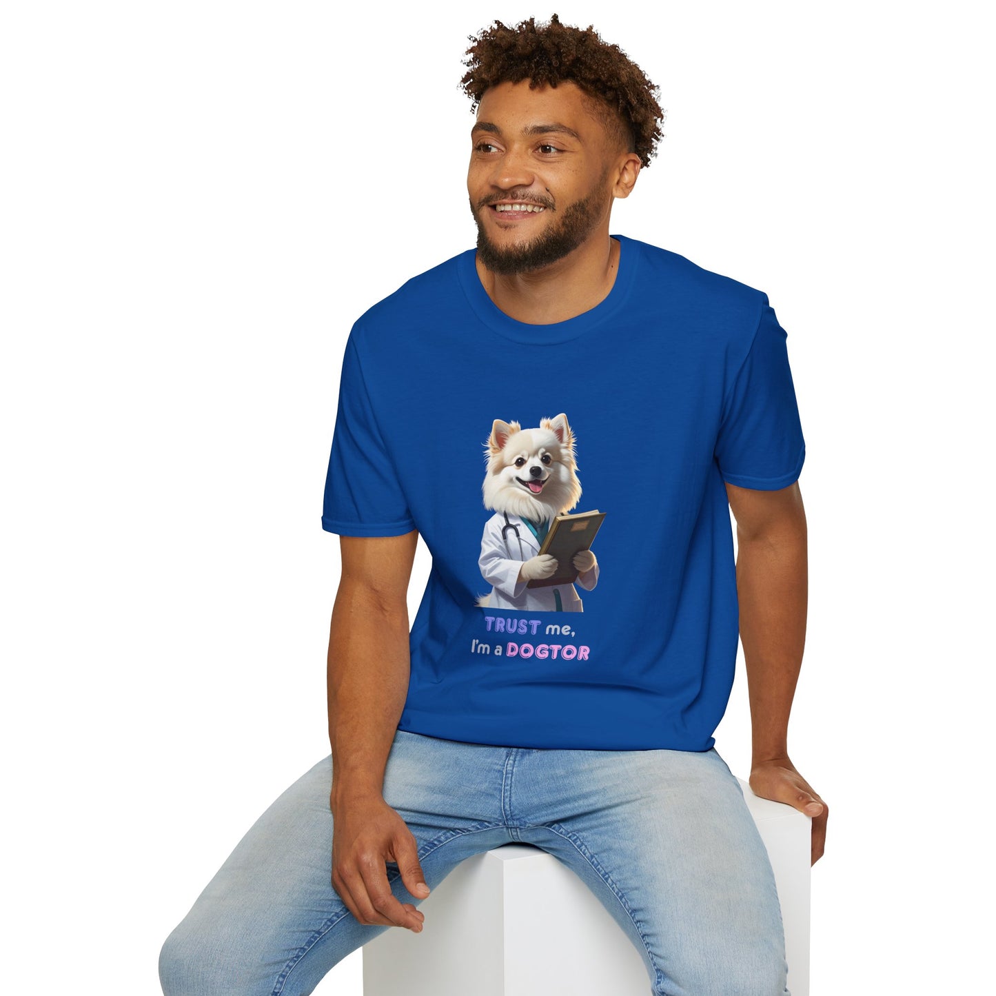 Trust Me I'm a Dogtor T-Shirt, Cute Animal Lover Tee, Funny Pet Owner Gift, Unisex Veterinary Humor Shirt, Perfect for Dog Lovers