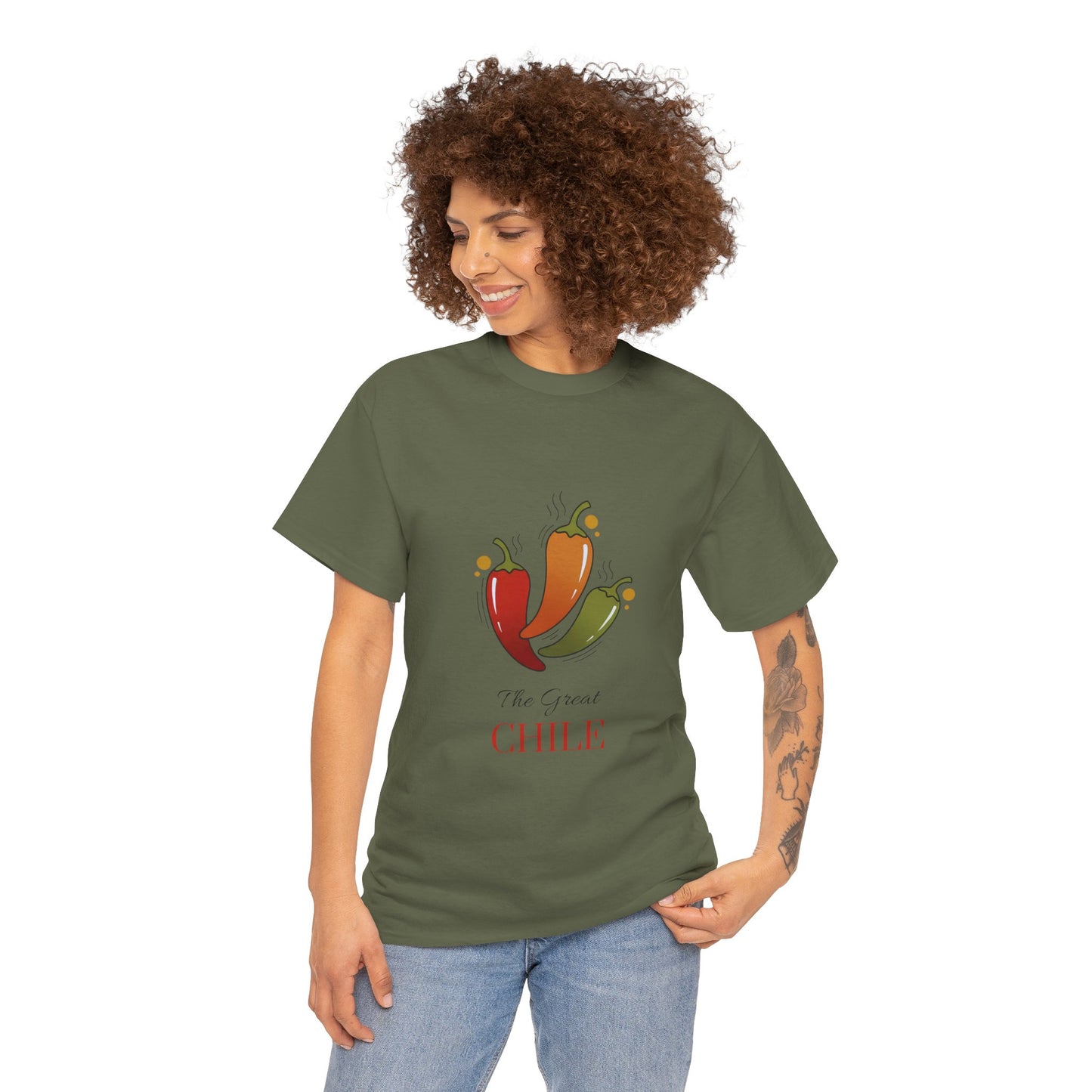 Spicy Chile Unisex Tee | Fun Foodie Gift, Casual Summer Wear, Kitchen Memorabilia, Vibrant Graphic Shirt, Unique Culinary Apparel