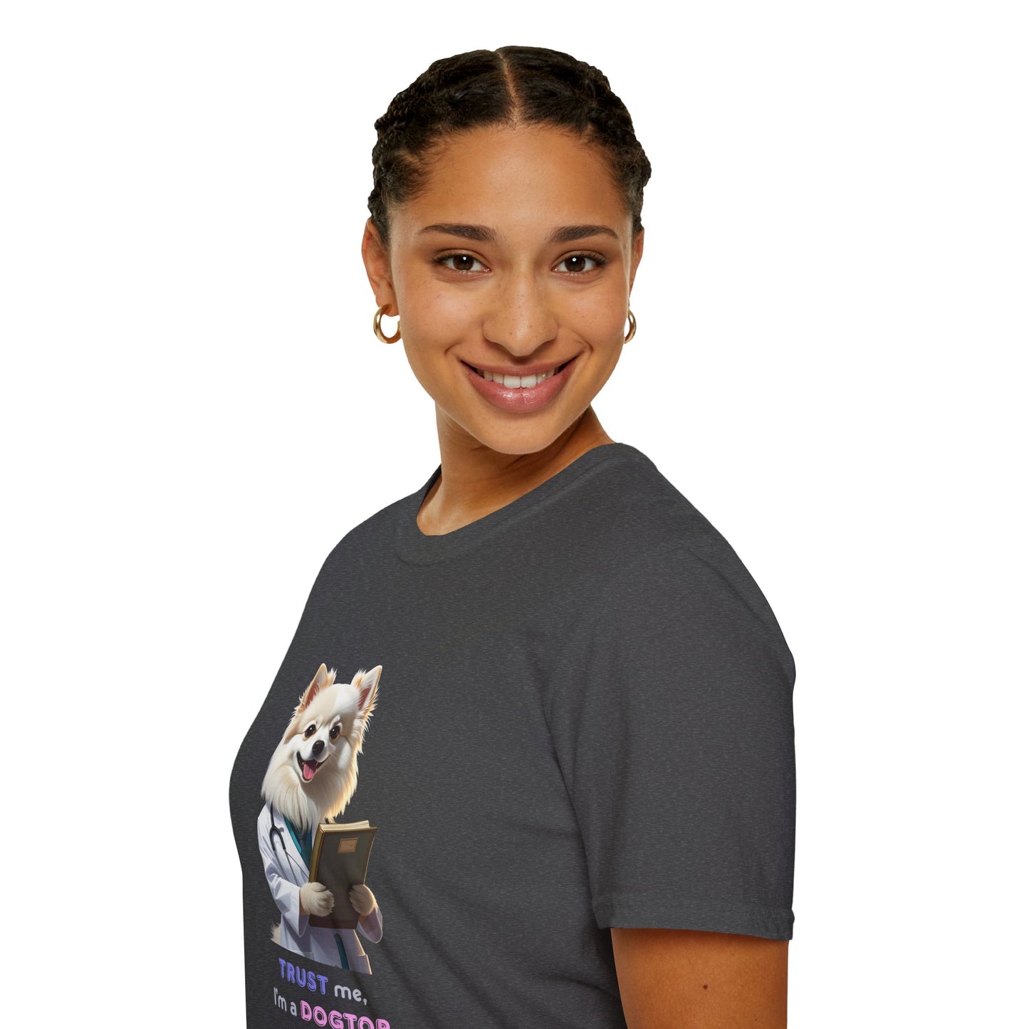 Trust Me I'm a Dogtor T-Shirt, Cute Animal Lover Tee, Funny Pet Owner Gift, Unisex Veterinary Humor Shirt, Perfect for Dog Lovers