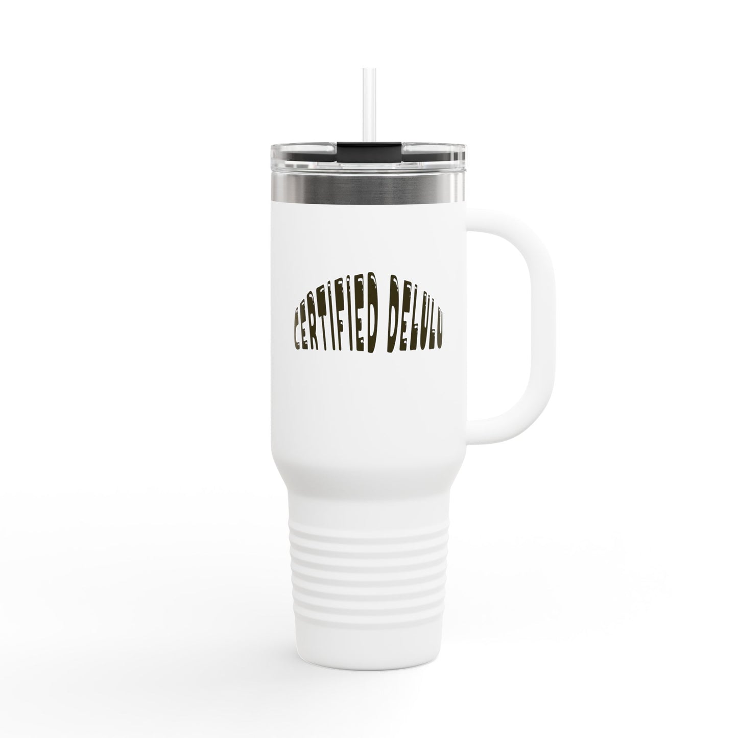 Certified Delish Insulated Travel Mug | 40oz | Perfect for Coffee Lovers, Road Trips, Gifts, Camping, Hot & Cold Beverages