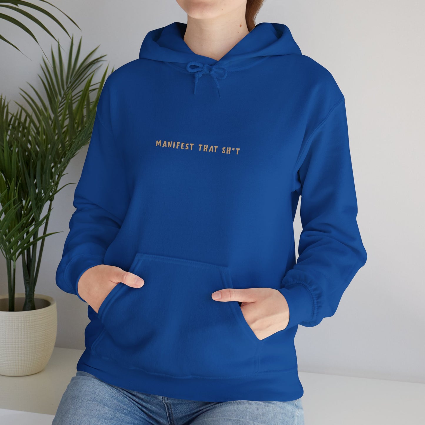 Manifest That Sweatshirt - Cozy Unisex Hoodie for Dreamers, Motivational Wear, Gift Idea for Her/Him, Inspirational Fashion